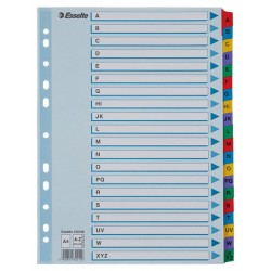 SEPARATOARE INDEX CARTON A-Z MYLAR ESSELTE