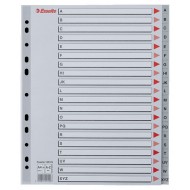 SEPARATOARE INDEX PLASTIC A-Z MAXI ESSELTE