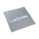 TABLA MAGNETICA STICLA 45*45CM ALBASTRA MEMOBOARDS