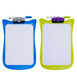 WHITEBOARD SCOLAR CU RAMA PLASTIC 30*21CM DELI