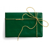 Hârtie de împachetat cadouri Kraft pliată verde Kartos