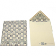 Set hârtie de corespondență cu plic Quadrilobo Kartos