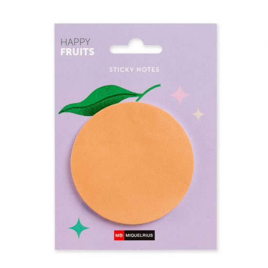 Adezive pentru notițe Portocală colecția Happy Fruits Miquelrius