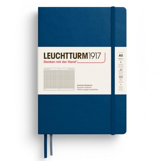 CAIET A5 ARITMETICA COPERTA RIGIDA INDIGO LEUCHTTURM