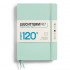 CAIET A5 DICTANDO 120G COPERTA RIGIDA VERDE MENTA LEUCHTTURM