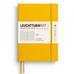CAIET A5 DICTANDO COPERTA FLEXIBILA GALBEN FLOAREA SOARELUI LEUCHTTURM