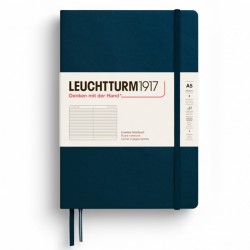 CAIET A5 DICTANDO COPERTA RIGIDA ALBASTRU MARIN LEUCHTTURM