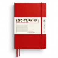 CAIET A5 DICTANDO COPERTA RIGIDA ROSU CHERRY LEUCHTTURM