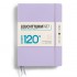 CAIET A5 PUNCTAT 120G COPERTA RIGIDA LILA LEUCHTTURM