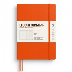 CAIET A5 PUNCTAT COPERTA FLEXIBILA PORTOCALIU DOVLEAC LEUCHTTURM