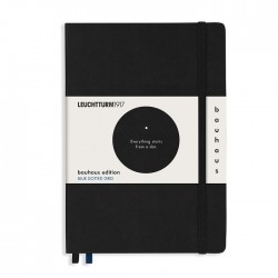 CAIET A5 PUNCTAT COPERTA RIGIDA NEGRU BAUHAUS LEUCHTTURM