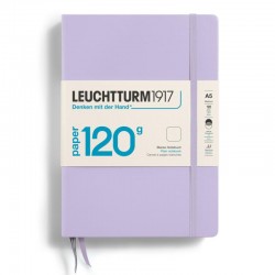 CAIET A5 VELIN 120G COPERTA RIGIDA LILA LEUCHTTURM