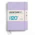 CAIET A5 VELIN 120G COPERTA RIGIDA LILA LEUCHTTURM