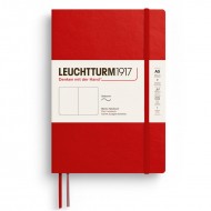 CAIET A5 VELIN COPERTA FLEXIBILA ROSU CHERRY LEUCHTTURM