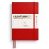 CAIET A5 VELIN COPERTA FLEXIBILA ROSU CHERRY LEUCHTTURM