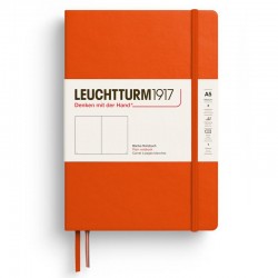 CAIET A5 VELIN COPERTA RIGIDA PORTOCALIU DOVLEAC LEUCHTTURM