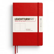 CAIET A5 VELIN COPERTA RIGIDA ROSU CHERRY LEUCHTTURM