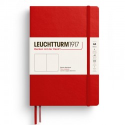 CAIET A5 VELIN COPERTA RIGIDA ROSU CHERRY LEUCHTTURM