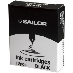 SET 12 CARTUSE SAILOR BASIC STANDARD BLACK / BLACK