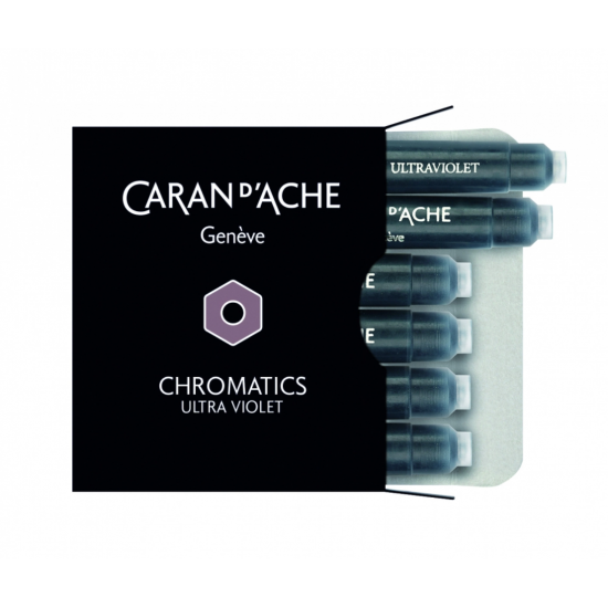 Cartuse Cerneala Chromatics Ultra Violet set 6 buc Caran d'Ache