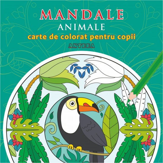 Mandale de colorat pentru copii. Animale 20/20 cm