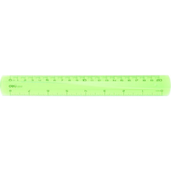 Rigla Color, 20 cm, Deli