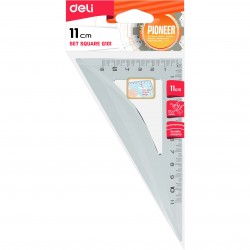 Echer 11cm 30/60 Grade Transparent, Deli