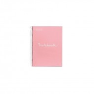 Caiet 1 A4 80 file 90gr linii Emotions Pink MR