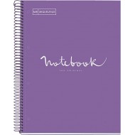 Caiet 5 A4 120 file 90gr linii Emotions Purple MR