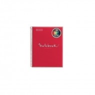 Caiet 5 A5 120 file 90gr PP linii Emotions Red MR