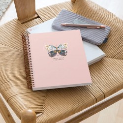 Caiet 4 A5 120 file patr Pink Butterfly MR