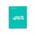 Caiet 1 A6 100 file 90gr patr Messages Turquoise MR