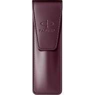 ETUI INSTRUMENTE DE SCRIS PARKER LEATHER BASIC BORDEAUX / BASIC LINE