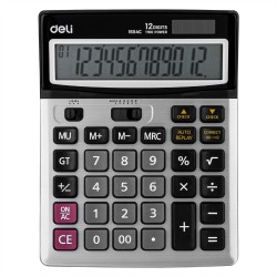 CALCULATOR BIROU 12DIG METAL 1654C DELI