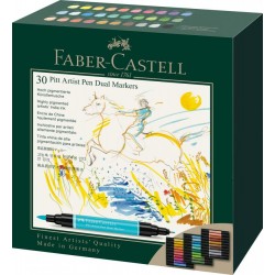 PITT ARTIST PEN DUAL MARKER SET 30 BUC FABER-CASTELL