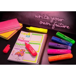 TEXTMARKER SET 8 SUPERFLUORESCENT GEN Z CUTIE CARTON FABER-CASTELL