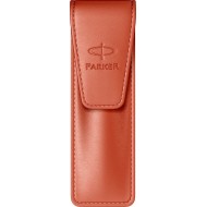 ETUI INSTRUMENTE DE SCRIS PARKER LEATHER BASIC ORANGE / BASIC LINE