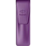 ETUI INSTRUMENTE DE SCRIS PARKER LEATHER BASIC PURPLE / BASIC LINE