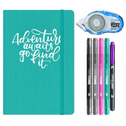 SET CREATIV TRAVEL A5 / TRAVEL JOURNAL SET TOMBOW