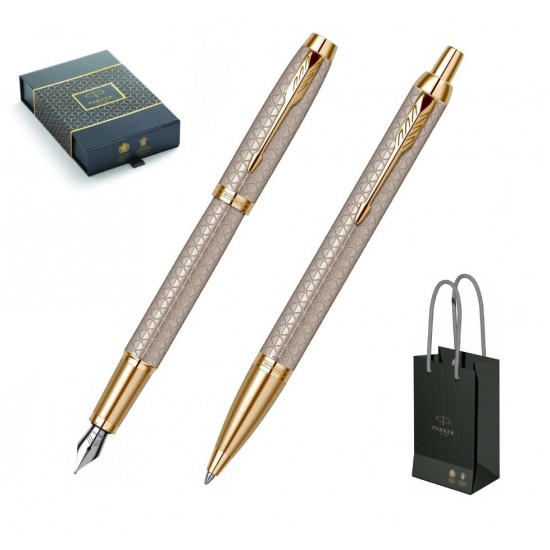 Set Stilou + Pix Parker IM Royal Premium Warm Silver GT