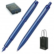 Set Stilou + Pix Parker IM Royal Monochrome Blue BLT