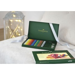 SET CADOU 20CREIOANE COLORATE POLYCHROMOS+4 CREIOANE GRAFIT CASTELL+ACCESORII FABER-CASTELL