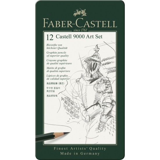 SET ARTA 12 BUC CREION GRAFIT CASTELL 9000 FABER-CASTELL