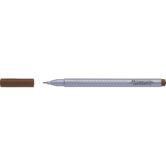 LINER 0.4MM MARO INCHIS GRIP FABER-CASTELL