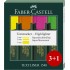 TEXTMARKER SET 3+1 1548 FABER-CASTELL