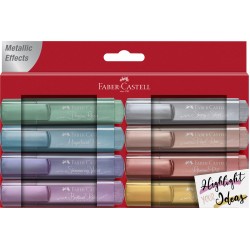 TEXTMARKER SET 8 METALIZAT II FABER-CASTELL