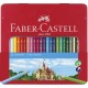 Creioane Colorate In Cutie Metal Faber-Castell