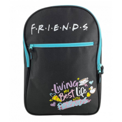 Ghiozdan Friends Teens 2 fermoare negru