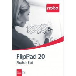 HARTIE FLIPCHART 65*95.5 CM 60G 20 FILE NOBO