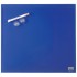 TABLA MAGNETICA STICLA 45*45 CM ALBASTRA+ACCESORII DIAMOND NOBO
